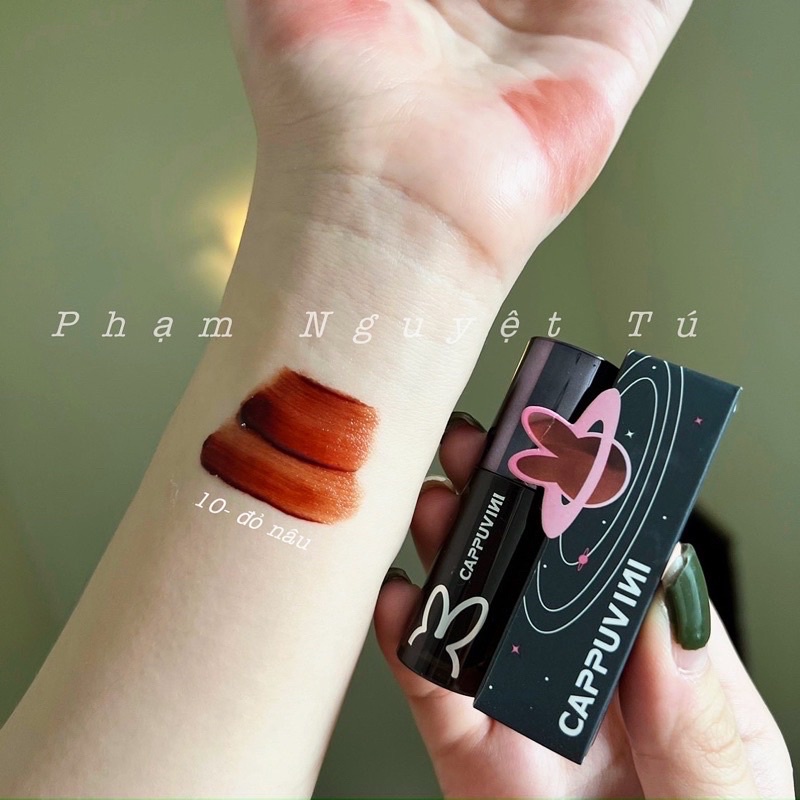 Son Cappuvini Thỏ đen tint siêu lì