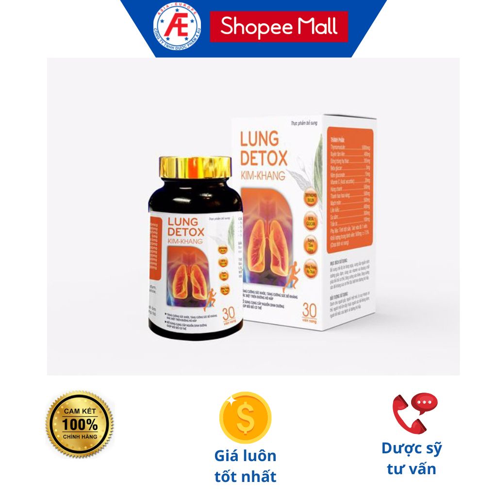 Thực phẩm bổ sung LUNG DETOX KIM KHANG