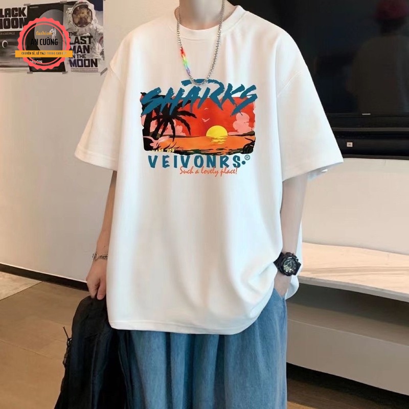 Áo thun nam, áo phông nam tay ngắn cổ tròn chất cottondày dặn thoáng mát ATN008 - An Cường Fashion