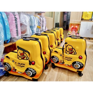 Vali kéo yellow duck , vali y duck cho bé trai, gái ngồi hàng có sẵn -20inch