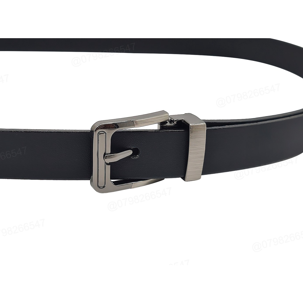 Dây nịt học sinh nam DHM-440 | Đầu khoá kim kẹp bản nhỏ 2.3cm thời trang | Bảo hành 12 tháng