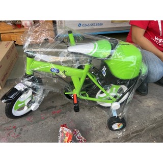 Xe đạp 12 inch cho bé - xanh lá