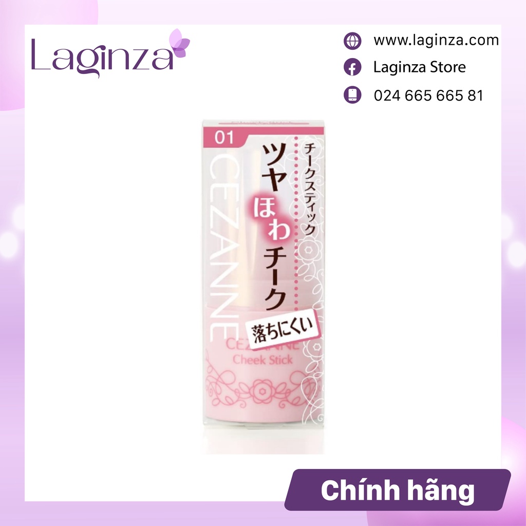 Phấn má dạng thỏi Cezanne Cheek Stick 5g