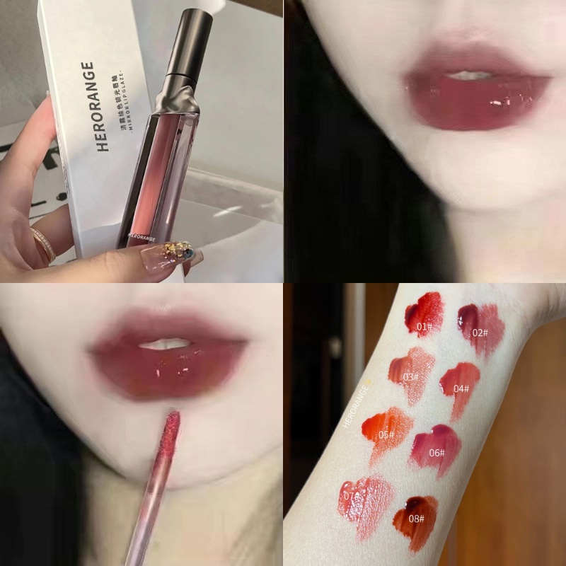 Son Bóng Trong Suốt Và Bền Màu HERORANGE