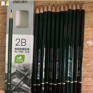 Bút chì 2B cao cấp deli 7084 ( 4.5k/cây)