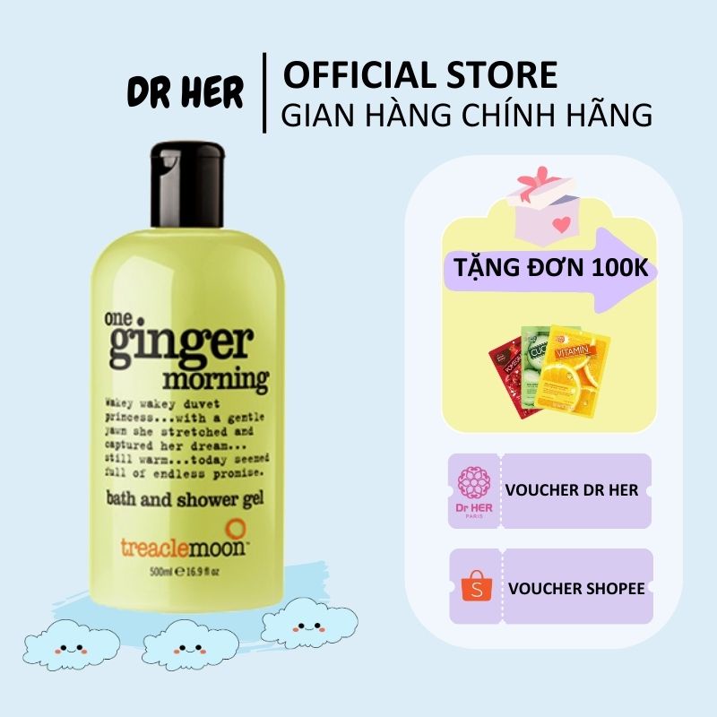 Gel tắm TREACLEMOON hương gừng dung tích 500ML MOON2002