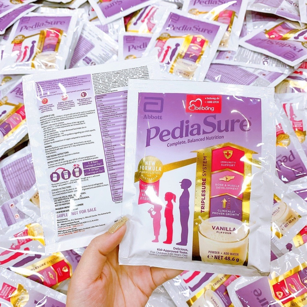 Sữa Pediasure dạng gói dành cho bé từ 1 tuổi ( Date T10/2023)