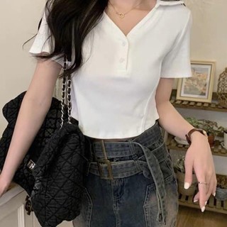 [Bigsize 55-100kg] Áo crotop cổ V cá tính  [ HÀNG VỀ TRƯỚC TẾT ]