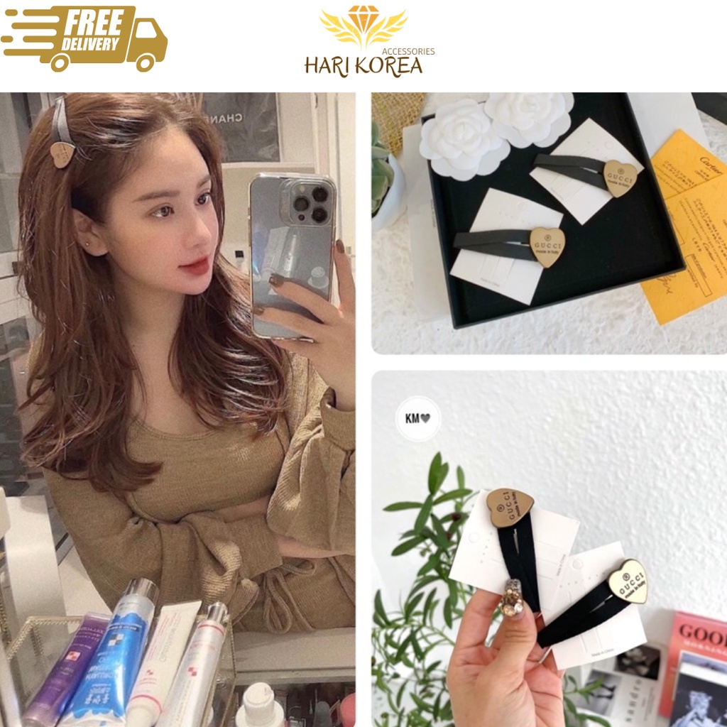 Kẹp tóc guci , cài tóc GC xinh , phụ kiện tóc Hari korea accessoriea