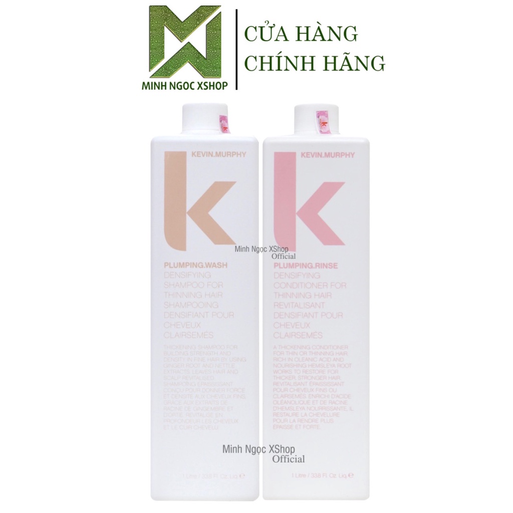 Dầu gội xả chống rụng kích mọc tóc Kevin Murphy Plumping 1000ML chính hãng