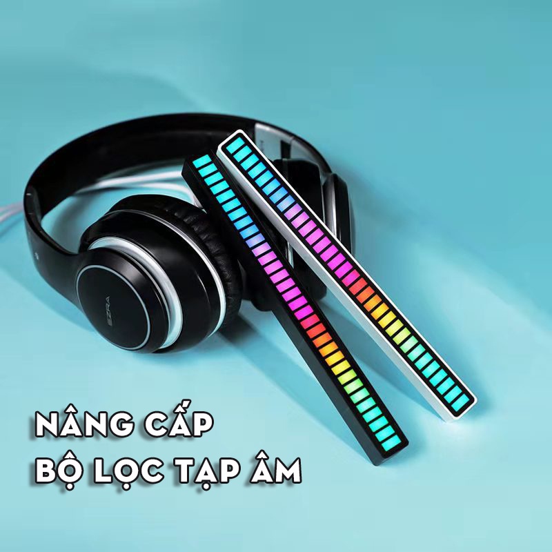 Thanh LED RGB nháy theo nhạc tiktok RGB 32 đèn HOẢ TỐC 1H