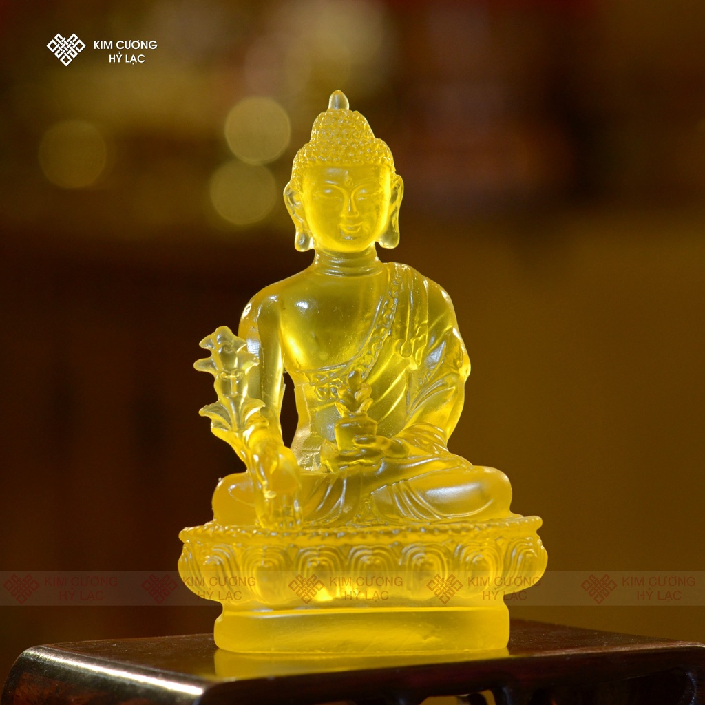 Tượng Phật Dược Sư Mật Tông [Kim Cương Hỷ Lạc] Có 7 Màu Size 13Cm, 19Cm, 33Cm