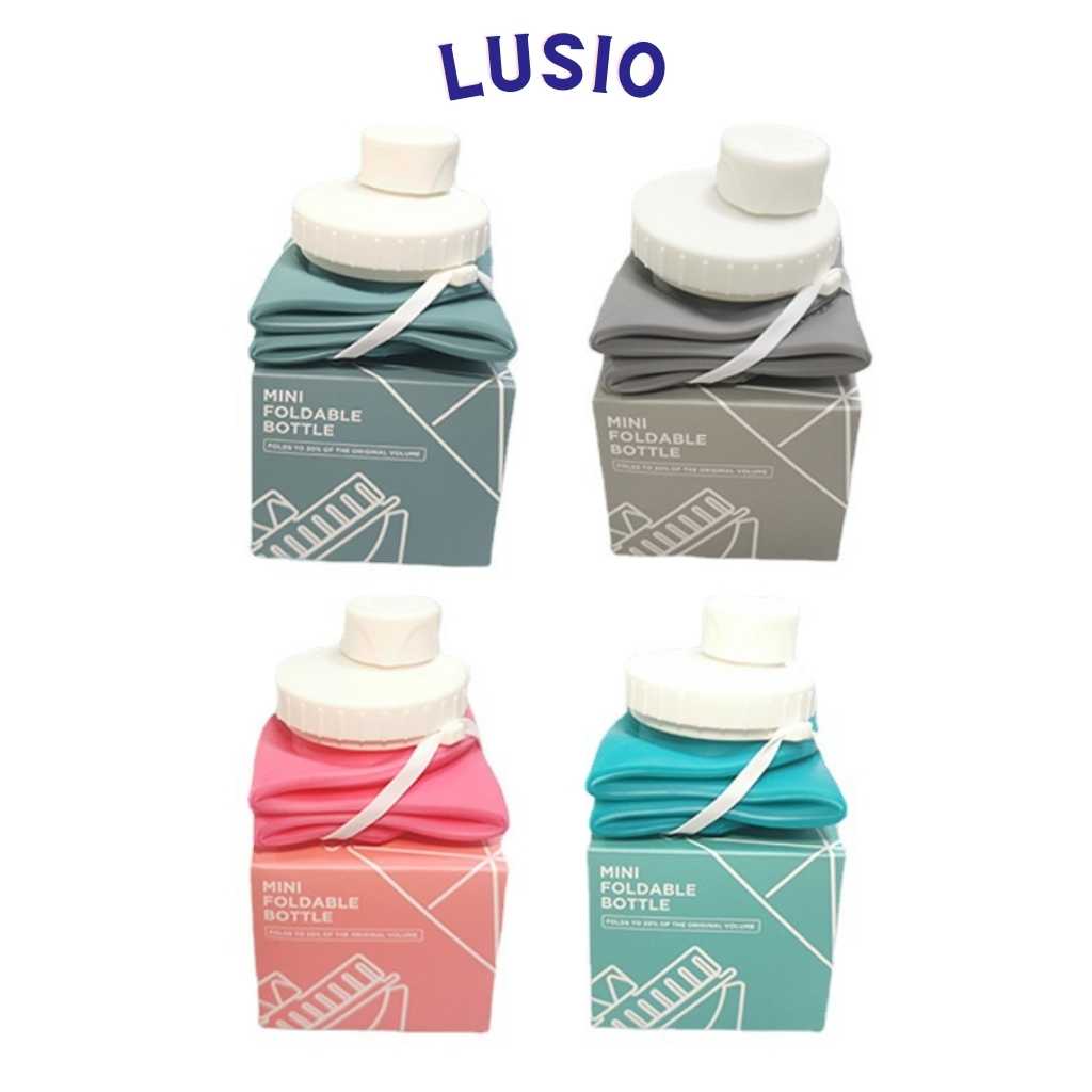 Bình Nước Silicon Gấp Gọn Tiện Lợi,Bình Nước Tập Gym, Thế Thao, Dã Ngoại 600ml Không BPA An Toàn Cho Sức Khỏe