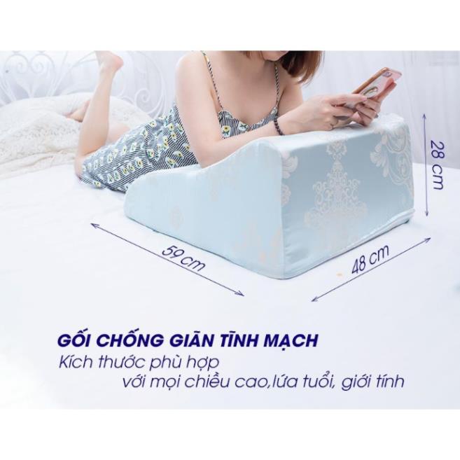 Gối gác chân cho người bị giãn tĩnh mạch - hàng Việt Nam