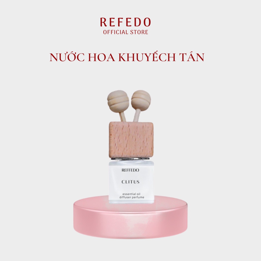 Tinh dầu nước hoa Refedo dùng kẹp quạt gió, máy lạnh, tủ quần áo giúp khuếch tán mùi hương hiệu quả