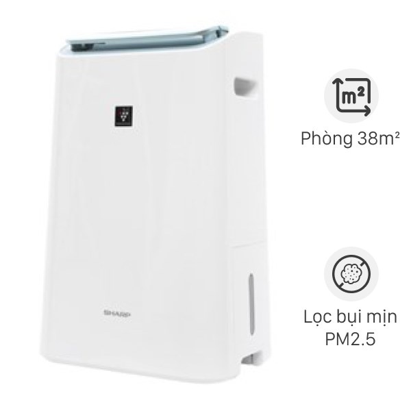 Máy hút ẩm và tạo ion Sharp DW-D12A-W  - Hàng chính hãng