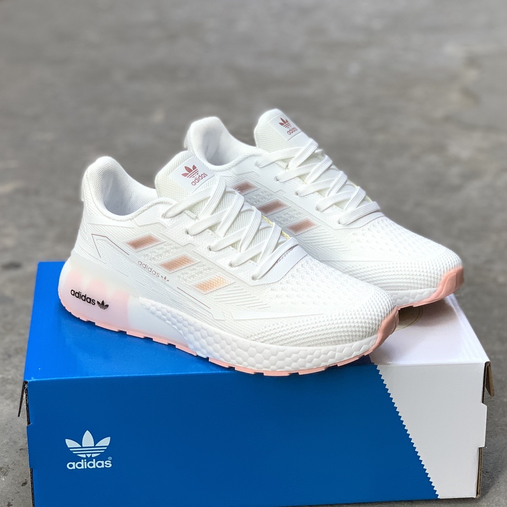 Giày sneaker Zoom pegasus nữ, Giày thể thao màu trắng chạy bộ