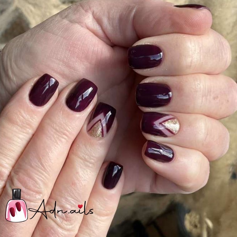 Sơn gel Vandonnie chính hãng màu đỏ mận (đỏ ánh tím) 15ml