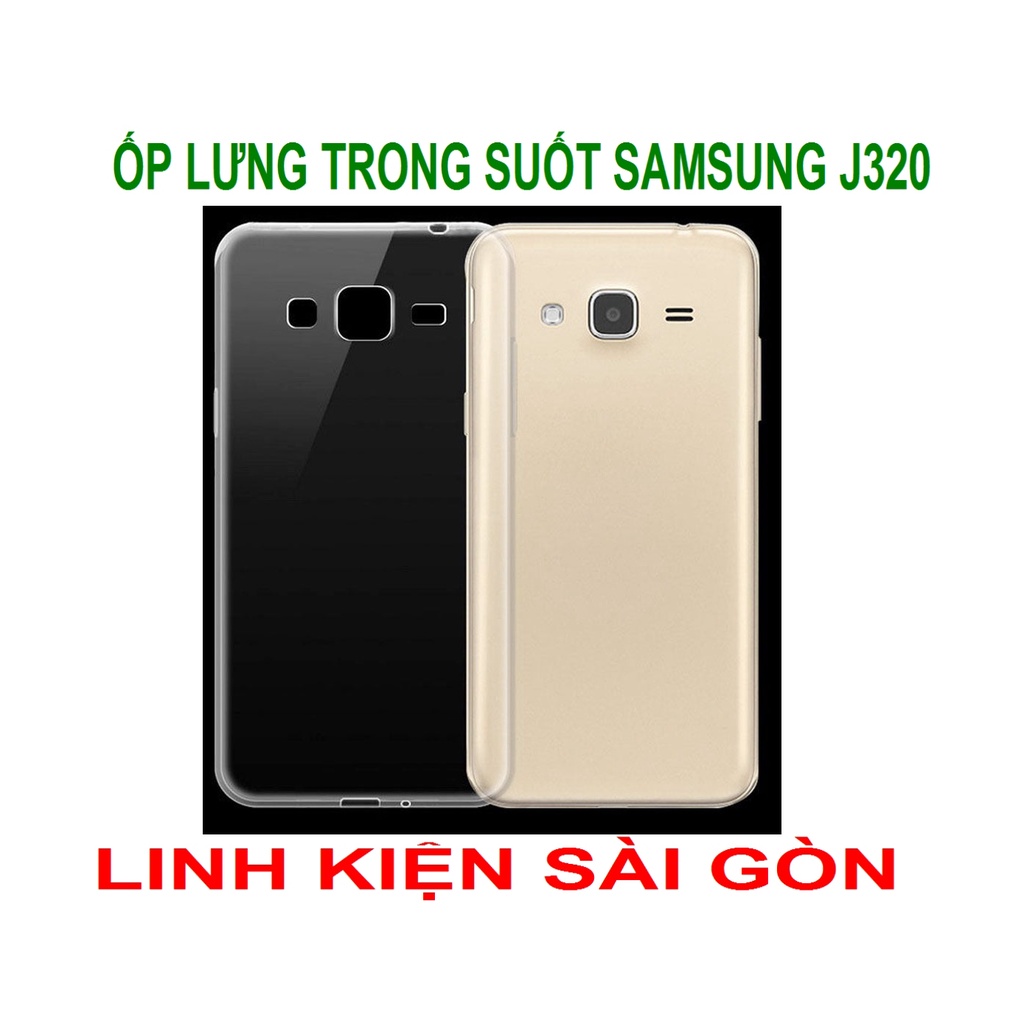 ỐP LƯNG TRONG SUỐT SAMSUNG J320