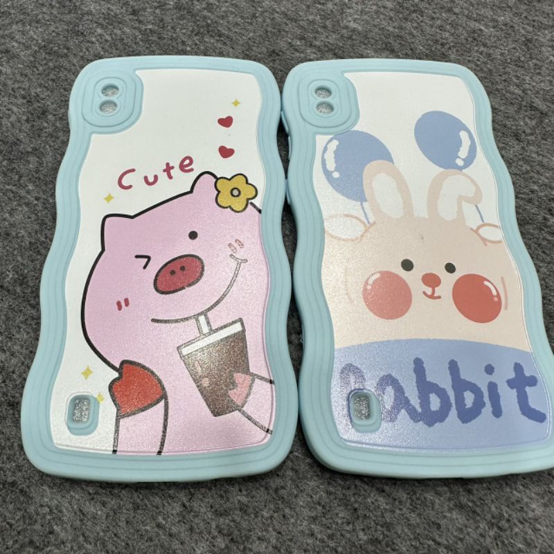Case ốp lưng Samsung A10 dẻo nhiều hình siêu dễ thương viền lượn sóng bảo vệ camera