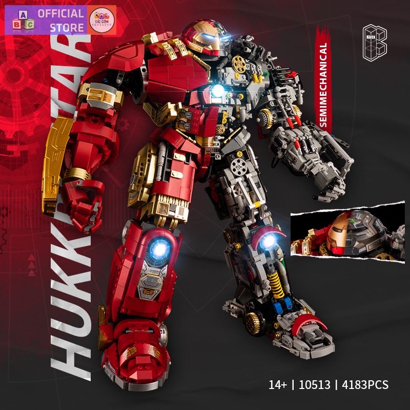 Đồ Chơi Lắp Ráp Kiểu LEGO Mô Hình ROBOT Anti HULK BUSTER Iron Man Trong Avengers 10513 Với 4183 Mảnh Ghép Chi Tiết