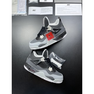  Giày Jordan 4 Trắng xám retro bản cao cấp nhất 