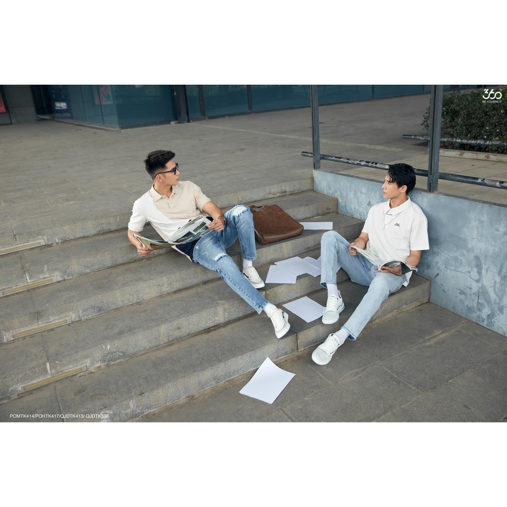 Quần jean nam rách màu xanh nhạt trẻ trung thương hiệu 360 Boutique chất liệu dày dặn - QJDTK338