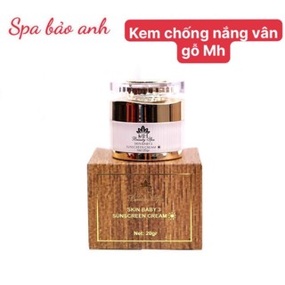 Kem chống nắng vân gỗ Mh spa