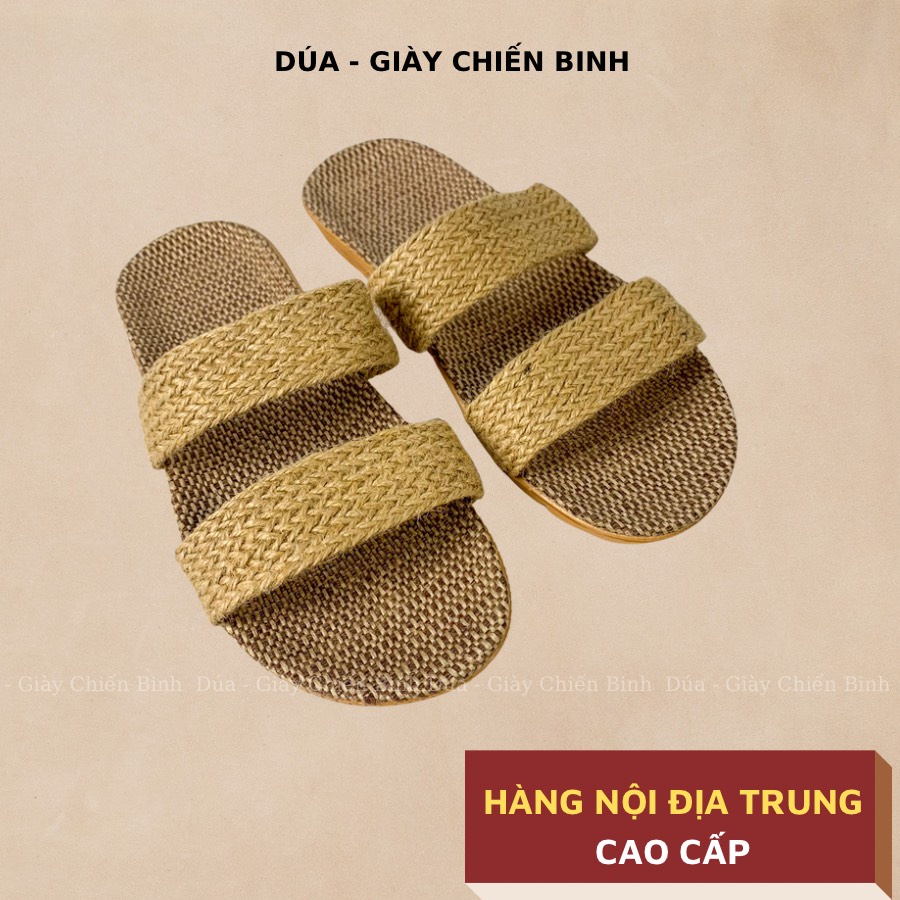 Dép Cói 2 Quai Ngang , Dép Đi Biển COI120