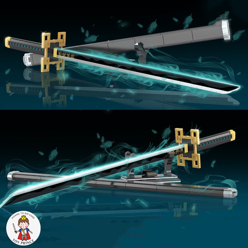 ĐỒ CHƠI LẮP RÁP MÔ HÌNH KIẾM HÀ TRỤ TOKITOU MUICHIROU TRONG KIMETSU NO YAIBA ANIME DK1515 VỚI 771PCS