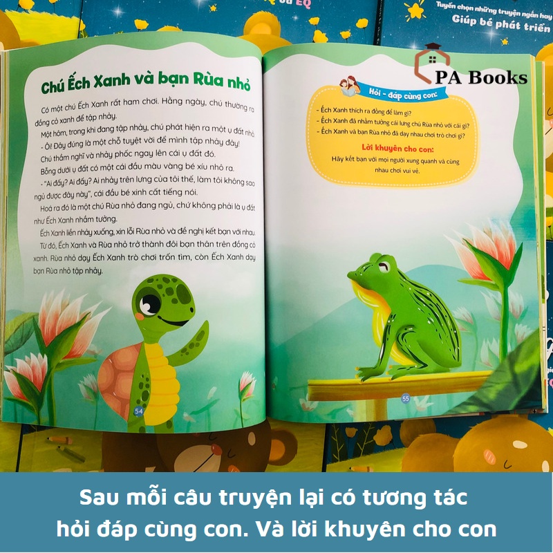 Sách - Truyện Kể Cho Bé Trước Giờ Đi Ngủ - Tuyển chọn những truyện ngắn hay và ý nghĩa Giúp Bé Phát Triển IQ Và EQ