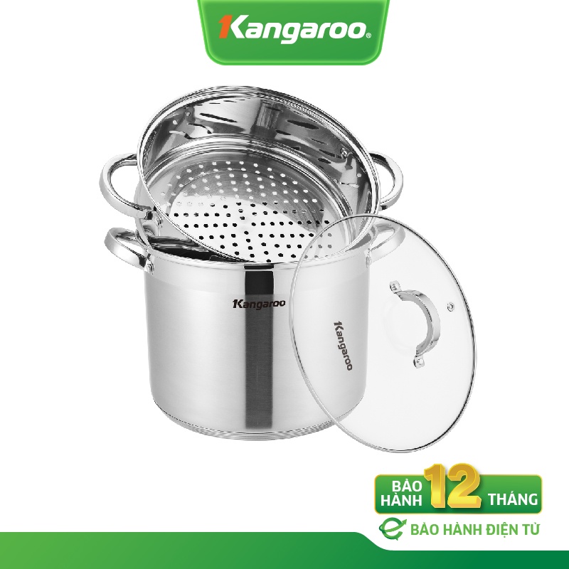 Nồi hấp inox cao cấp 5 lớp Kangaroo KG28IS/KG32IS