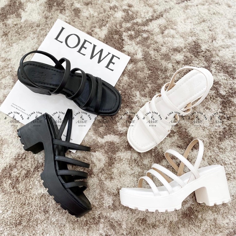 Sandal Xuồng Thô Quai Mảnh Chiến Binh
