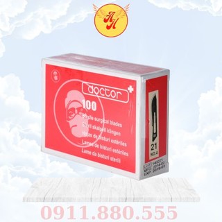 Dao y tế 11 | lưỡi dao mổ doctor số 11 hộp 100 chiếc