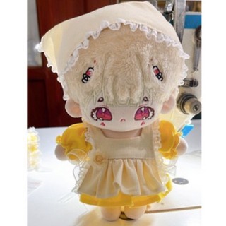 outfit doll hoa Sơn trà(20cm ,20cm body ú)