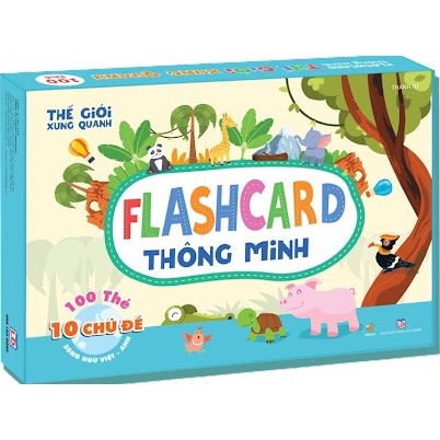 Bộ thẻ học thông minh-Thế Giới Xung Quanh (100 thẻ với 10 chủ đề) cho trẻ 05 tháng đến 4 tuổi theo G