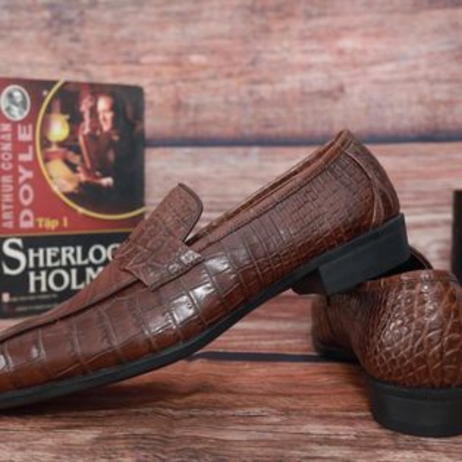 Giày Tây Gù/Bụng Da Cá Sấu 2DO LEATHER G921G Quà Tặng Cho Người Thân, Sang Trọng, Cao Cấp, Siêu Bền