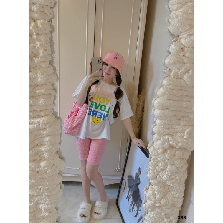 (Free Ship) ĐỒ SIÊU XINH GIÁ TỐT - SET ÁO COTTON QUẦN THUN DỆT TRẺ TRUNG CÁ TÍNH CHẤT VẢI MỀM MẠI MÁT MẺ - CN