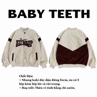 Áo khoác STIVAUP bomber bóng chày