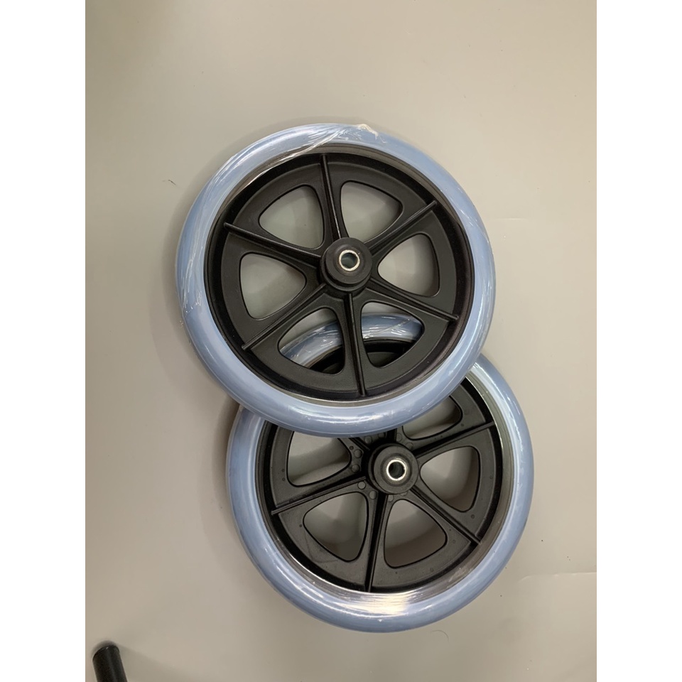 Bánh xe lăn trước màu xám 8 inch