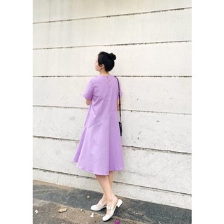 Đầm Larie phối tà xéo