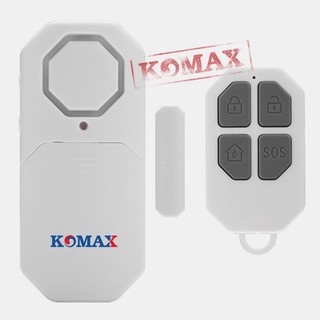 Chống trộm gắn cửa có remote km- rc25 không dây dùng pin, chống trộm an toàn cho gia đình