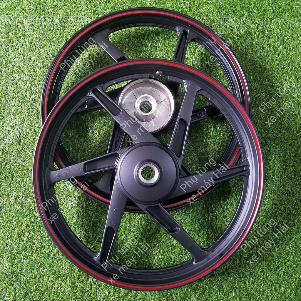 Mâm 6 cây satria 2 thắng đùm trước sau lắp wave dream full má đùm trước sau lắp như zin không cần chế msp 0157