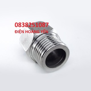 Đầu nối ren trong ren ngoài inox Ø 21
