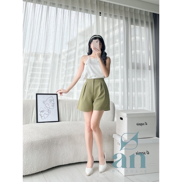 QUẦN SHORT LƯNG CAO BẠCH DIỆP ANCLOTHING