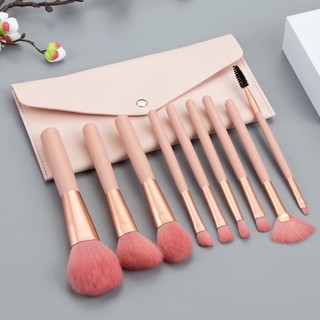 Bộ cọ 9 cây kèm bao da pu