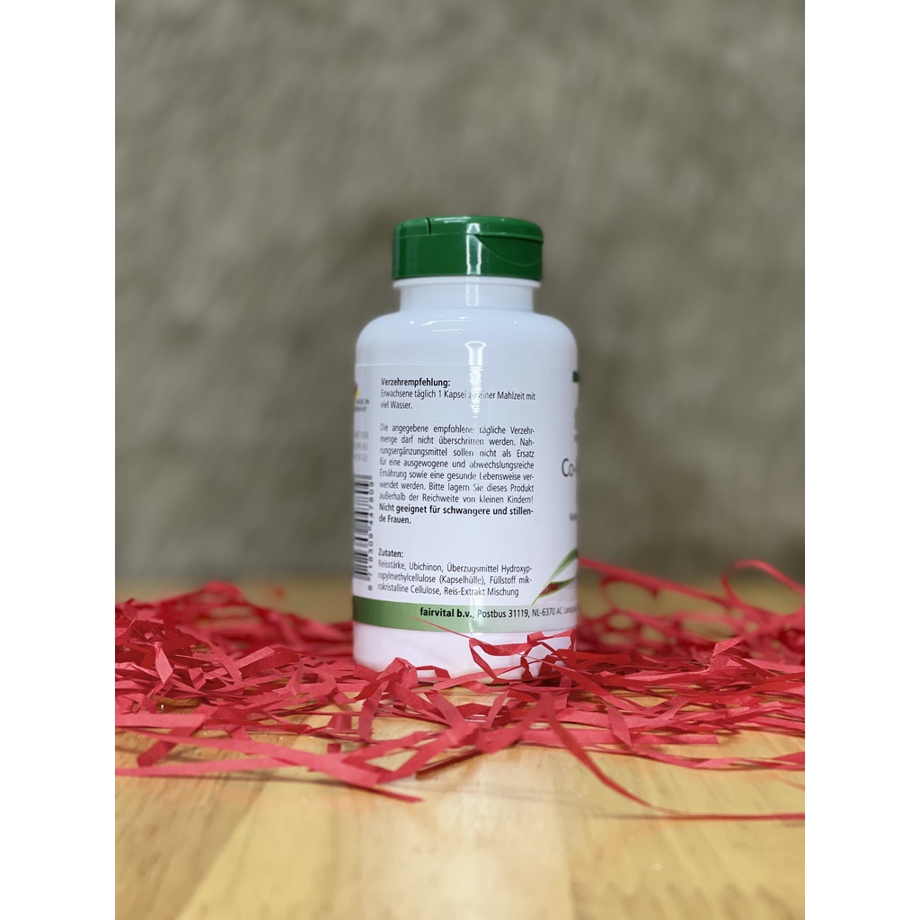 Viên uống Coenzyme Q10 Fairvital - Trẻ Hoá Trứng 200mg 90 viên - nguyenphuongchau