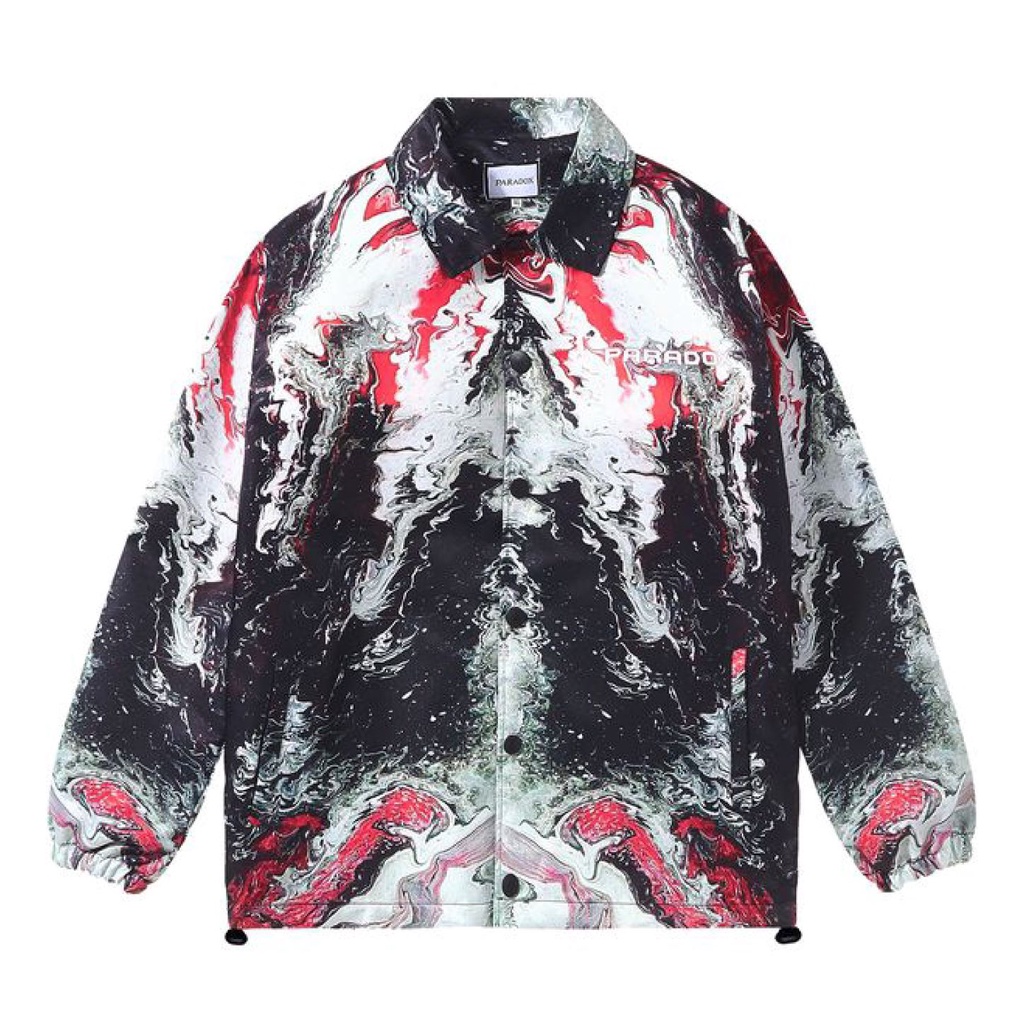 Áo khoác dù 2 lớp Paradox form rộng - Unisex - In hình - AION OVER-PRINTED JACKET