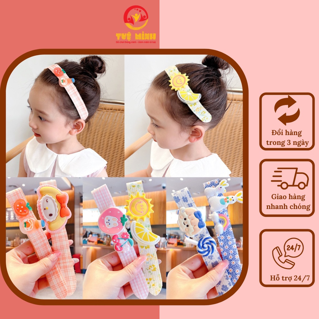 Băng Đô Dán Tóc Phong Cách Hàn Quốc Dành Cho Bé Gái Tuệ Minh Kids