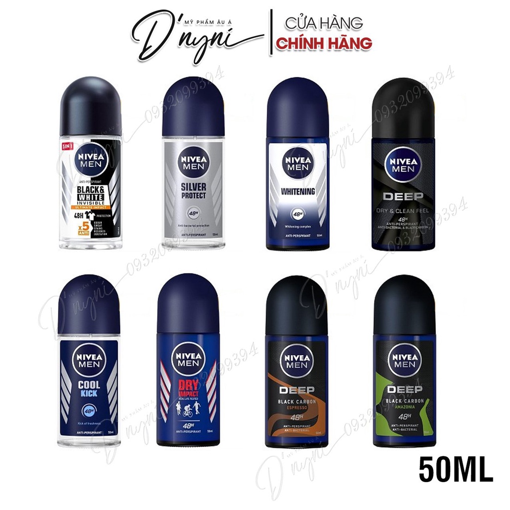 Lăn Khử Mùi Nivea Men Dành Cho Nam - Đức 50ml